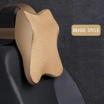 1Piece Universaliųjų Automobilių Kaklo Pagalvė 3D Atminties Putos Galvos Poilsio Reguliuojamas Auto Pagalvėlės Pagalvę Paramos Turėtojas Sėdynės pagalvė