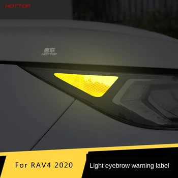 Toyota RAV4 2019 2020 5 Žibintų Lipdukai Automobilio Šviesos Perspėjimas Etiketės Modifikuotų Šildomi Lipdukai Kūno šviesą Atspindintys Lipdukai