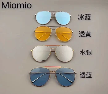 ŠVELNUS sunglass MIOMIO prekės metalo rėmas mados Prabangių sunlasses klasikinis dizainas moterys vyrai feminin oculos derliaus Saulės akiniai