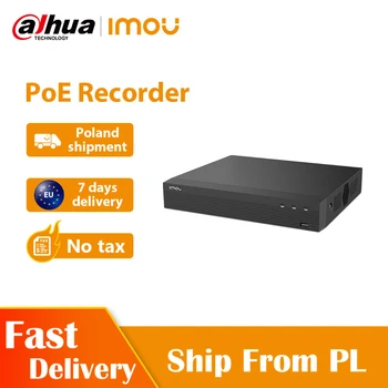 Dahua imou PoE NVR 4CH Power over Ethernet Diktofonas 1080P FHD Vaizdo 4CH Vakarienę Dekodavimo iki 8 tb Saugojimo dvipusio Ryšio Katė Net 6