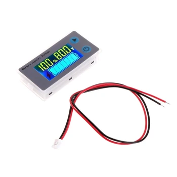 OOTDTY 10-100V Universal Baterijos Talpa Voltmeter Testeris LCD Automobilinis Švino-rūgšties Indikatorius