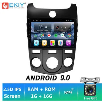 EKIY IPS Android 9.0 Už KIA Forte Cerato 2008-Automobilio Radijo Multimedia Vaizdo Grotuvas GPS Navigacija Stereo BT Wifi 2 Din DVD