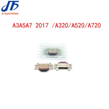 Įkrovimo lizdas Samsung Galaxy 2017 A3 A5 A7 / A320 A520 A720 Tipas Micro USB Jungtis ir Micro USB Lizdas, flex 10vnt/daug