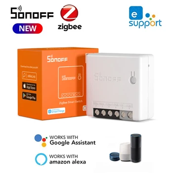 SONOFF ZBMINI Zigbee3.0 dvipusis Smart Switch Valdymo Dirba Su EWeLink SmartThings Alexa 