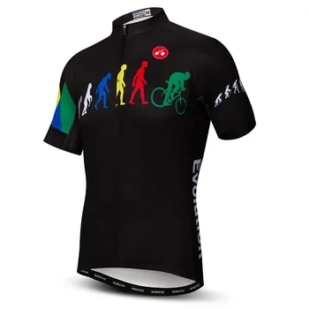 Dviračių Jersey vyrų Dviračių Džersis 2018 kelių MTB dviračių drabužius vasaros sportinės aprangos maillot Lenktynių viršuje Ropa Ciclismo marškinėliai kvėpuojantis