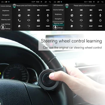 Camecho Android 9.1 Automobilio radijo, GPS Multimedia Vaizdo Grotuvas, 2 Din, Universalus auto Stereo 