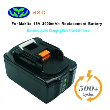3.0 Ah 18650 Baterijos laikiklis Mak18B Ličio Battery18V Pakeisti Makita 18V Akumuliatorius BL1830 LXT400 194309-1 BL1815 BL1835