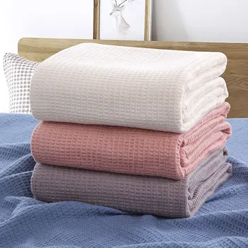 Vasaros antklodė medvilnės val snap padengti aukštos kokybės rankšluostį, antklodė, antklodės, kietas rožinė smėlio Pliurpalas-audinys korio sofa dangtis