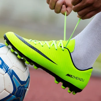 ZHENZU Prekės ženklo Lauko Vyrų Profesionalių Futbolo Batų Kvėpuojantis Dirbtinė Žolė Žemės(AG) Anti-Slidus Mokymo Futbolo Batai