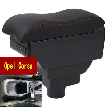Opel Corsa Porankiu lauke centrinė Parduotuvė turinio Opel Corsa porankiu dėžutė su puodelio laikiklis peleninė su USB sąsaja