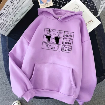 Anime Hoodies Pažadėjo Neverland Drabužius Paaugliams Palaidinukė Moterų Harajuku Rožinė Streetwear Puloveriai Grafinis Streetwear