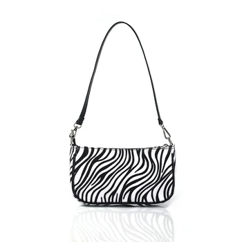 2021 naujas Moterų madinga zebra modelio mažas grandinės maišelį petį krepšys mados Rankinės ir piniginės Aukštos kokybės dizaineris maišą