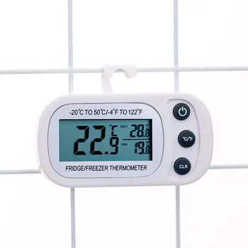 Skaitmeninis Vandeniui Šaldytuvas Šaldiklis Kambario termometras Termometras Min./Max. Įrašymo Funkcija, su Dideliais LCD Ekranas/