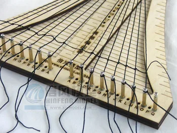 Nemokamas pristatymas Klasikinis medinis burlaivis modelis priemonė, Virvės, kopėčios weaver virvę, nėrimo COMBO medinis Įrankis