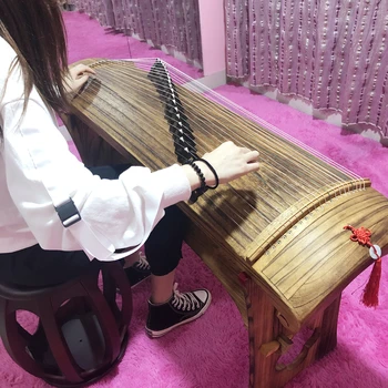 JLM Mini Guzheng Nešiojamų Pusė-Zheng 21 Stygos Zither Suaugusiųjų Vaikų Žaidimo Tyrimo Piršto Mokymo Muzikos Instrumentas