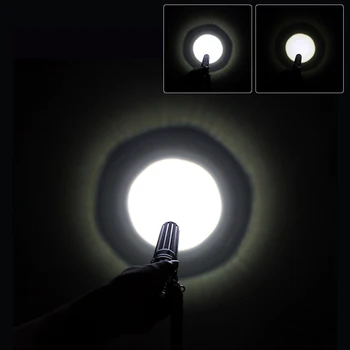 Naujas Teleskopinis Magnetas lanterna LED Žibintuvėlis Daugiafunkcinis Zoomable 18650 Akumuliatorius AAA Fakelais lampe de poche