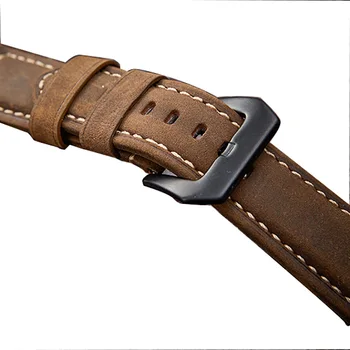22mm Odos Watchband Garmin Fenix 5 plius Pirmtakas 935 945 Apyrankę smart Watch Band crazy horse odinis Riešo Dirželis grupė