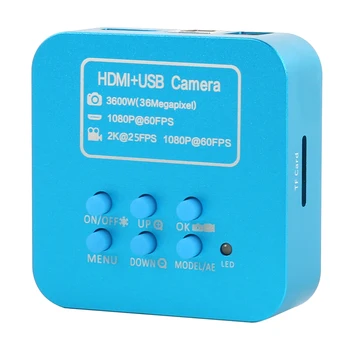 36MP 4K 2K 1080P 60FPS HDMI USB Skaitmeninis Pramonės Mikroskopo Vaizdo Kamera 130X C Mount Objektyvas Didinimo Nustatymo