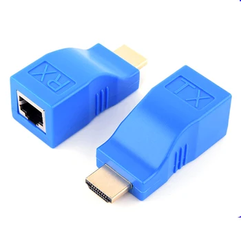 4K HDMI suderinamus 30m Vieną Tinklo Kabelio Interneto Tinklo plokštė Mini Imtuvas Yra 1,65 Gb / s Signalo Adapteris HDMI suderinamus Extender