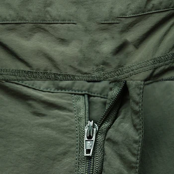 Vyrų Lauko Laipiojimo Pėsčiųjų Multi-kišenės vientisos Spalvos Quick Dry Taktinis Sporto, Laisvalaikio Kelnės