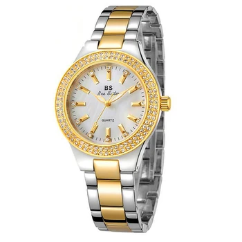 2019 Prabangos Prekės lady Kristalų Žiūrėti Moterų Suknelė Žiūrėti Fashion Rose Gold Kvarciniai Laikrodžiai Moterų Nerūdijančio Plieno Laikrodžius 2018