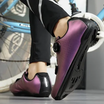 Naujas Savęs Užraktas MTB Dviračių Batai, Kalnų Dviračių, Batų Profesijos Vyrai Moterys Greitį Kelyje Sneaker