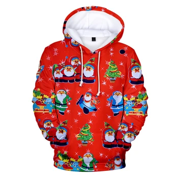 Svetimas dalykų Kalėdų Hoodies Vyrų/Moterų Šilta, Rankovės 3D Palaidinės Berniukui/merginos Kalėdų Gobtuvu Mens Polluvers Bliuzoną, Paltai
