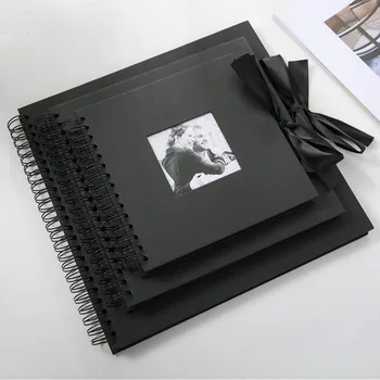 31 x 31cm Foto Albumo Kūrybos 30 Black Puslapių Albumą 