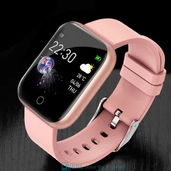 I5 Aikštėje Smartwatch Vyrai Moterys Visiškai Touch Smart Watch 