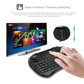 X3 Belaidę Klaviatūrą, Oro Pelės Touchpad Handheld PC Trinkelėmis AndroidTV 