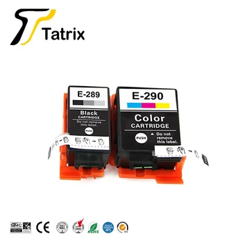 Tatrix 4PK T289 T290 E-289 E-290 Kinijos Premium Spalva Suderinama Rašaliniai Spausdintuvo Kasetė, Epson WorkForce WF-100