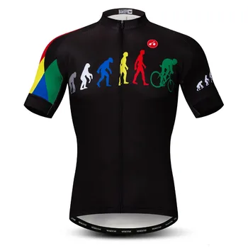 Dviračių Jersey vyrų Dviračių Džersis 2018 kelių MTB dviračių drabužius vasaros sportinės aprangos maillot Lenktynių viršuje Ropa Ciclismo marškinėliai kvėpuojantis