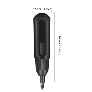 3.6 V Mini Elektrinių Atsuktuvų Rinkinys USB Įkrovimo Bevieliuose Elektros Atsuktuvo Rankena, Gręžimo su 36+1 Bitų Rinkinys
