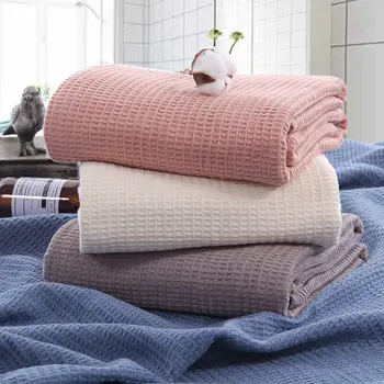 Vasaros antklodė medvilnės val snap padengti aukštos kokybės rankšluostį, antklodė, antklodės, kietas rožinė smėlio Pliurpalas-audinys korio sofa dangtis