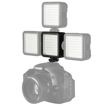 Ulanzi W49 Mini LED Vaizdo Šviesos, Kamera su 3 kontaktinės jungties VEIDRODINIŲ Mini Naktį Fotografijos Užpildyti Apšvietimas Canon Nikon Sony