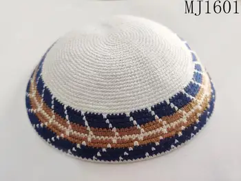 Rankų darbo Kippah megzti skrybėlę Žydų straipsniai