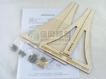 Nemokamas pristatymas Klasikinis medinis burlaivis modelis priemonė, Virvės, kopėčios weaver virvę, nėrimo COMBO medinis Įrankis