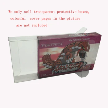 10vnt Skaidrus Atveju, Plastiko, PET Langelį Game Boy Nuotykių GBA Kortelės Kasetė Japonija Versija Saugojimo Raštas Kolekcija