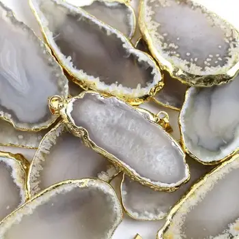 Agato gabalas nepriklausomo natūralių akmenų ir mineralų quart kristalai Nereguliarus Mados, Papuošalai, dovana, namų dekoro