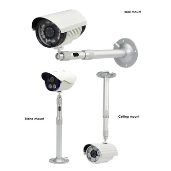 ANPWOO Laikiklis CCTV Kameros tvirtinimo prie Sienos Stovėti, Aliuminio Metalo Indoor Outdoor 20-40cm Laikiklis Priedai
