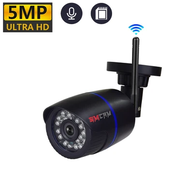 5MP 2KHD smart Wi-fi ip Kamera Lauko ONVIF P2P Garso VAIZDO Su SD Kortelių prievadas Belaidžio Nuotolinio app ICSee Vaizdo Stebėjimo kameros