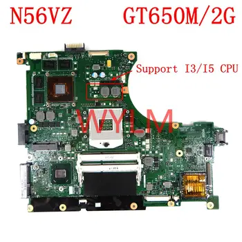 N56VZ GT650M 2GB REV2.3 mainboard ASUS N56VZ N56VM N56V N56VJ N56VV N56VB Nešiojamas plokštė 60-N9IMB1100-D18