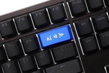 Naujovė vyšnių profilis dip dažų pbt keycap mechaninės klaviatūros lazeriu išgraviruotas emoj kaomoji laimingas naikinimo juoda raudona mėlyna