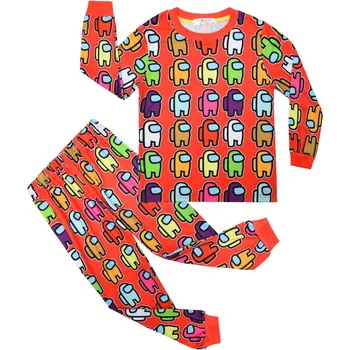 Tarp Mūsų mergytę Pižama Sleepwear Berniuko Namuose Paslaugų Tiktų Pavasarį ilgomis Rankovėmis Vaikų Pižama Nustatyti Homewear Patalpų Sleepwear