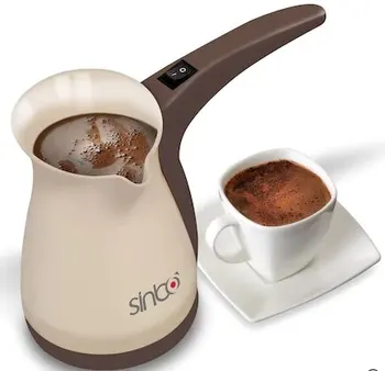 Sinbo nešiojamieji elektriniai turkiškos kavos puodą Mini greitas biuro kavos aparatas virinto pieno, kavos, kavos virdulys