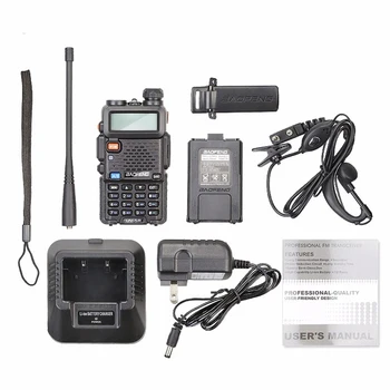 4PCS Baofeng UV-5R Walkie Talkie 136-174&400-520MHz UV5R 5W FM siųstuvas-imtuvas UV Du Būdu Radijo