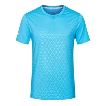2018 Naujas Vyrų Sportas Veikia T-Marškinėliai trumpomis Rankovėmis, Quick Dry Mokymo Marškinėliai Vyrams Salė, Viršuje Tee Drabužių Veikia Viršūnes Jersey
