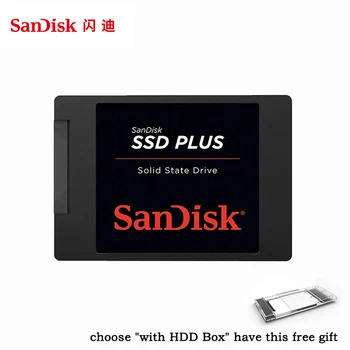 SanDisk SATA SSD PLIUS 240 GB HD SSD Kietąjį Diską HDD 2.5 Kietasis Diskas SSD 240GB 480GB 120GB 960 Kietojo Disko nešiojamas Kompiuteris