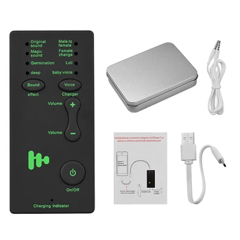 M1 Mini Nešiojamos Garso Keitiklis-Live Transliacijos Internete Kalbasi Dainavimo Suderinama su Smartphone, Tablet PC