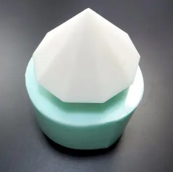 QT0046 3D rombo Formos Silikono Formos Pelėsių Dervos Pakabukas Papuošalai muilo formavimo pelėsių rankų darbo perlas muilo, Žvakių liejimo formos